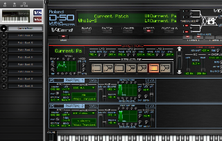 Click to display the Roland VC-1 Current Patch - Basic Mode Editor