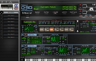 Click to display the Roland VC-1 Current Patch - Partials Mode Editor