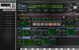 Click to display the Roland VC-1 Current Patch - Patch Mode Editor