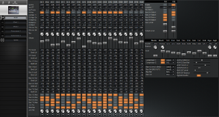 Click to display the Roland VM-3100 Pro Mixer Editor