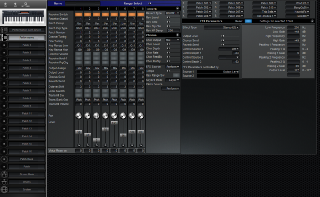 Click to display the Roland XP-30 Performance Editor