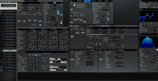 Click to display the Roland XV-88 Patch 13 Editor