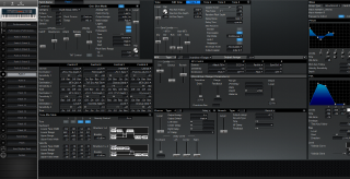 Click to display the Roland XV-88 Patch 7 Editor