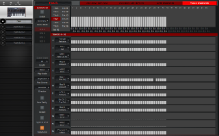 Click to display the Sequential PRO 3 SE Patch - TRACK SEQUENCER Editor
