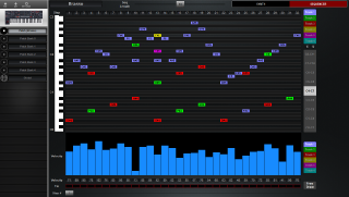 Click to display the Sequential Trigon-6 Desktop Patch - Sequencer Editor