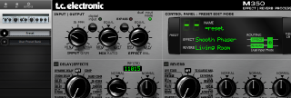 Click to display the TC Electronic M350 Preset Editor