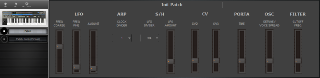 Click to display the Tubbutec Mody-61 Patch Editor