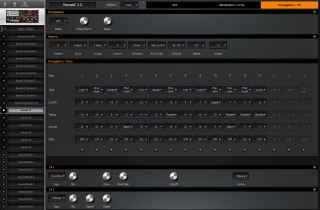 Click to display the Waldorf Blofeld Sound 11 - Apr + FX Editor