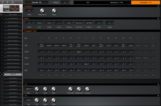 Click to display the Waldorf Blofeld Sound 16 - Apr + FX Editor
