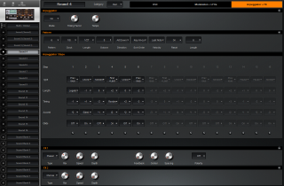Click to display the Waldorf Blofeld Sound 4 - Apr + FX Editor