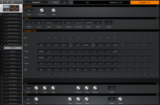 Click to display the Waldorf Blofeld Sound 9 - Apr + FX Editor