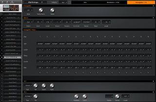 Click to display the Waldorf Blofeld Keyboard Sound 12 - Apr + FX Editor