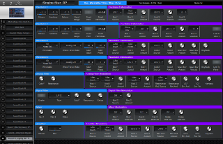 Click to display the Waldorf M Sound 3 - Osc/Wavetable/Filter/Mixer/Amp Editor