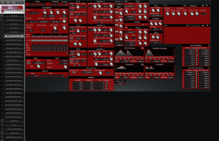 Click to display the Waldorf Q+ Sound Mlt 1 Editor