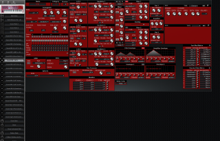 Click to display the Waldorf Q+ Phoenix Sound Mlt 7 Editor