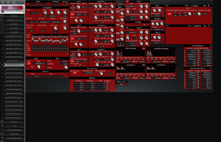 Click to display the Waldorf Q+ Phoenix Sound Mlt 8 Editor