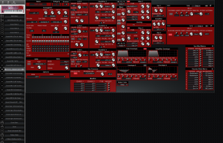 Click to display the Waldorf Q+ Phoenix Sound Mlt 9 Editor