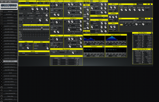 Click to display the Waldorf Q Rack Sound Mlt 13 Editor
