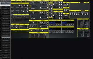 Click to display the Waldorf Q Rack Sound Mlt 14 Editor