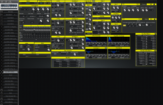 Click to display the Waldorf Q Rack Sound Mlt 16 Editor
