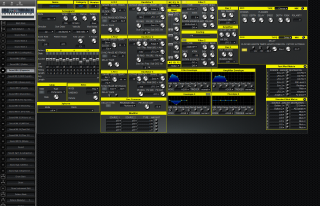 Click to display the Waldorf Q Rack Sound Mlt 4 Editor