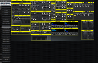 Click to display the Waldorf Q Rack Sound Mlt 7 Editor