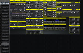Click to display the Waldorf Q Rack Sound Sgl 4 Editor
