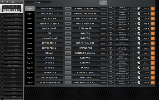 Click to display the Yamaha MODX 8 Live Set Editor