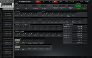 Click to display the Yamaha MODX 8 Performance - Common General Editor