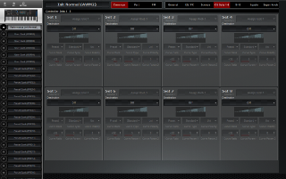 Click to display the Yamaha MODX 8 Performance - Common Inputs Editor