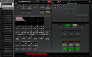 Click to display the Yamaha MODX 8 Performance - Drums Editor