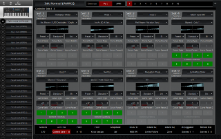 Click to display the Yamaha MODX 8 Performance - Part Control Sets Editor