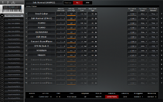 Click to display the Yamaha MODX 8 Performance - Part Limits/Follow Editor