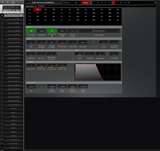 Click to display the Yamaha MODX 6+ Performance - Drums Editor