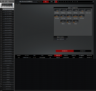 Click to display the Yamaha MODX 6+ Performance - Part Ins A/B Editor