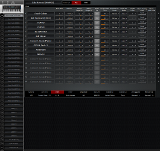Click to display the Yamaha MODX 6 Performance - Part Pitch Editor