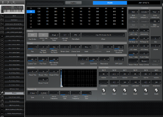 Click to display the Yamaha MOXF 6 Drums - Drums Editor