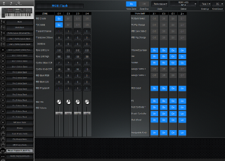 Click to display the Yamaha MOXF 6 Master Keyboard Editor
