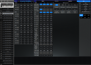 Click to display the Yamaha MOXF 6 Performance - Arp Editor