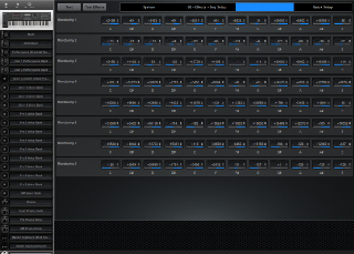 Click to display the Yamaha MOXF 6 System - Microtuning Editor