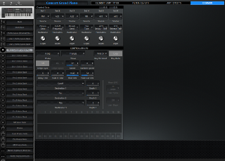 Click to display the Yamaha MOXF 6 Voice - Common Editor