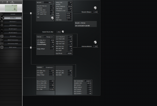 Click to display the Yamaha MU10 XG Effects Editor