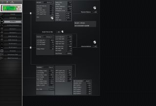 Click to display the Yamaha MU80 XG Effects Editor