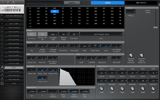 Click to display the Yamaha MX49 Drums - Drums Editor