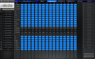 Click to display the Yamaha MX49 Performance - Mixer (2) Editor