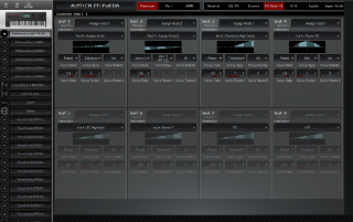 Click to display the Yamaha Montage 8 Performance - Common Inputs Editor