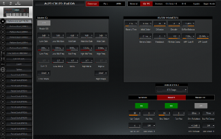 Click to display the Yamaha Montage 8 Performance - Common Scenes Editor