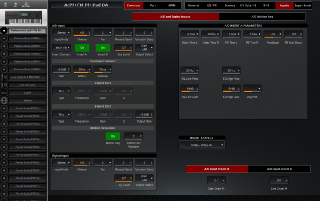 Click to display the Yamaha Montage 8 Performance - Common Super Knob Editor