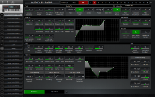 Click to display the Yamaha Montage 8 Performance - FM Operator Editor