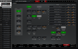 Click to display the Yamaha Montage 8 Performance - Part Arpeggiator Editor